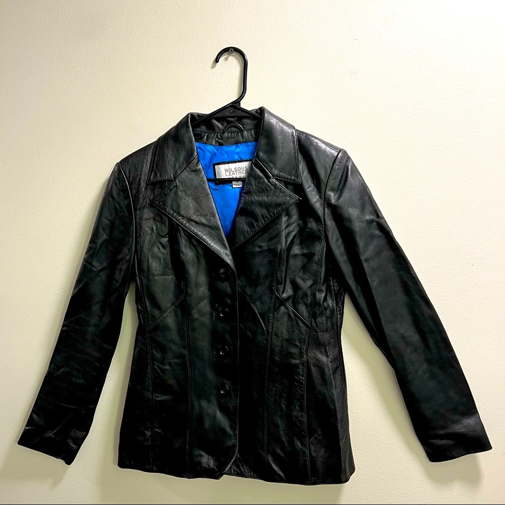 Wilson leather maxima jacket